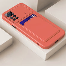 Load image into Gallery viewer, Skin Feel Card Contrast Color Button TPU Phone Case, For Xiaomi Redmi Note 11 6.43 inch / Poco M4 Pro 4G
