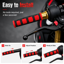 Load image into Gallery viewer, 2 PCS Motorcycle Modification Accessories PVC Horn ShapeHand Grip Cover Handlebar Set