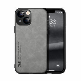 Skin Feel Magnetic Leather Back Phone Case, For iPhone 13 mini, For iPhone 13, For iPhone 13 Pro, For iPhone 13 Pro Max, For iPhone 12 mini, For iPhone 12, For iPhone 12 Pro, For iPhone 12 Pro Max, For iPhone 11, For iPhone 11 Pro, For iPhone 11 Pro Ma...