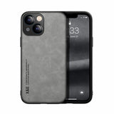 Skin Feel Magnetic Leather Back Phone Case, For iPhone 13 mini, For iPhone 13, For iPhone 13 Pro, For iPhone 13 Pro Max, For iPhone 12 mini, For iPhone 12, For iPhone 12 Pro, For iPhone 12 Pro Max, For iPhone 11, For iPhone 11 Pro, For iPhone 11 Pro Ma...