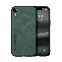 Load image into Gallery viewer, Skin Feel Magnetic Leather Back Phone Case, For iPhone XR, For iPhone XS Max, For iPhone SE 2022 / SE 2020 / 7 / 8