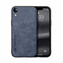 Load image into Gallery viewer, Skin Feel Magnetic Leather Back Phone Case, For iPhone XR, For iPhone XS Max, For iPhone SE 2022 / SE 2020 / 7 / 8