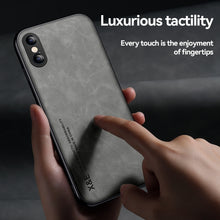 Load image into Gallery viewer, Skin Feel Magnetic Leather Back Phone Case, For iPhone XR, For iPhone XS Max, For iPhone SE 2022 / SE 2020 / 7 / 8