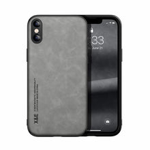Load image into Gallery viewer, Skin Feel Magnetic Leather Back Phone Case, For iPhone XR, For iPhone XS Max, For iPhone SE 2022 / SE 2020 / 7 / 8