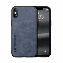 Load image into Gallery viewer, Skin Feel Magnetic Leather Back Phone Case, For iPhone XR, For iPhone XS Max, For iPhone SE 2022 / SE 2020 / 7 / 8