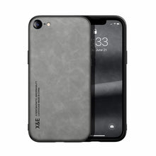 Load image into Gallery viewer, Skin Feel Magnetic Leather Back Phone Case, For iPhone XR, For iPhone XS Max, For iPhone SE 2022 / SE 2020 / 7 / 8