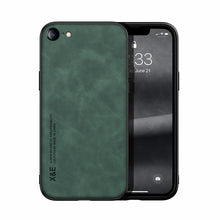 Load image into Gallery viewer, Skin Feel Magnetic Leather Back Phone Case, For iPhone XR, For iPhone XS Max, For iPhone SE 2022 / SE 2020 / 7 / 8