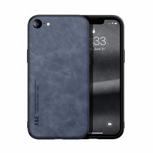 Load image into Gallery viewer, Skin Feel Magnetic Leather Back Phone Case, For iPhone XR, For iPhone XS Max, For iPhone SE 2022 / SE 2020 / 7 / 8