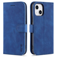 Load image into Gallery viewer, AZNS Skin Feel Calf Texture Horizontal Flip Leather Case, For iPhone 14, For iPhone 14 Plus, For iPhone 14 Pro, For iPhone 14 Pro Max