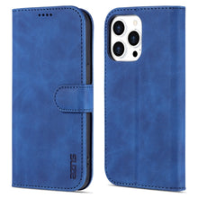 Load image into Gallery viewer, AZNS Skin Feel Calf Texture Horizontal Flip Leather Case, For iPhone 14, For iPhone 14 Plus, For iPhone 14 Pro, For iPhone 14 Pro Max