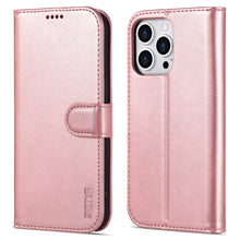 Load image into Gallery viewer, AZNS Skin Feel Calf Texture Horizontal Flip Leather Case, For iPhone 14, For iPhone 14 Plus, For iPhone 14 Pro, For iPhone 14 Pro Max