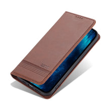 Load image into Gallery viewer, AZNS Magnetic Calf Texture Flip Leather Phone Case, For iPhone 14, For iPhone 14 Plus, For iPhone 14 Pro, For iPhone 14 Pro Max