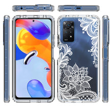 Load image into Gallery viewer, PC+TPU Transparent Painted Phone Case, For Xiaomi Redmi Note 11 Pro