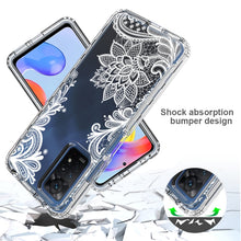 Load image into Gallery viewer, PC+TPU Transparent Painted Phone Case, For Xiaomi Redmi Note 11 Pro