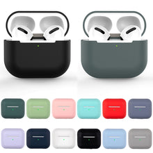 Load image into Gallery viewer, Wireless Earphone Silicone Protective Case, Grey, Matcha Green, Sky Blue, Midnight Blue, Dark Green, Lavender Grey, White, Mint Green, Light Purple, Pink, Black, Red