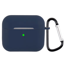 Load image into Gallery viewer, Wireless Earphone Silicone Protective Case with Carabiner, with Carabiner Matcha Green, with Carabiner Wine Red, with Carabiner Yellow, with Carabiner Dark Green, with Carabiner Mustard Green, with Carabiner Sky Blue, with Carabiner Mint Green         ...