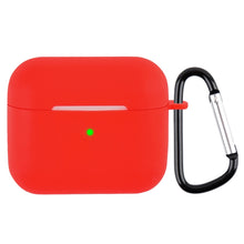 Load image into Gallery viewer, Wireless Earphone Silicone Protective Case with Carabiner, with Carabiner Matcha Green, with Carabiner Wine Red, with Carabiner Yellow, with Carabiner Dark Green, with Carabiner Mustard Green, with Carabiner Sky Blue, with Carabiner Mint Green         ...