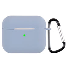 Load image into Gallery viewer, Wireless Earphone Silicone Protective Case with Carabiner, with Carabiner Matcha Green, with Carabiner Wine Red, with Carabiner Yellow, with Carabiner Dark Green, with Carabiner Mustard Green, with Carabiner Sky Blue, with Carabiner Mint Green         ...