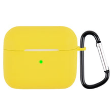Load image into Gallery viewer, Wireless Earphone Silicone Protective Case with Carabiner, with Carabiner Matcha Green, with Carabiner Wine Red, with Carabiner Yellow, with Carabiner Dark Green, with Carabiner Mustard Green, with Carabiner Sky Blue, with Carabiner Mint Green         ...