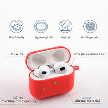 Load image into Gallery viewer, Wireless Earphone Silicone Protective Case with Carabiner, with Carabiner Matcha Green, with Carabiner Wine Red, with Carabiner Yellow, with Carabiner Dark Green, with Carabiner Mustard Green, with Carabiner Sky Blue, with Carabiner Mint Green         ...