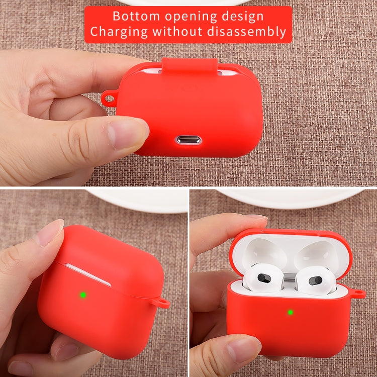 Wireless Earphone Silicone Protective Case with Carabiner, with Carabiner Matcha Green, with Carabiner Wine Red, with Carabiner Yellow, with Carabiner Dark Green, with Carabiner Mustard Green, with Carabiner Sky Blue, with Carabiner Mint Green         ...