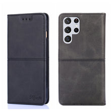 Load image into Gallery viewer, Cow Texture Magnetic Horizontal Flip Leather Phone Case, For Samsung Galaxy M52 5G, For Samsung Galaxy S21, For Samsung Galaxy S21 Ultra, For Samsung Galaxy S21 FE, For Samsung Galaxy S22, For Samsung Galaxy S22+, For Samsung Galaxy S22 Ultra          ...