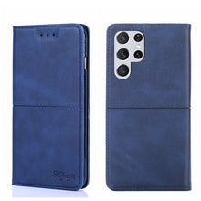 Load image into Gallery viewer, Cow Texture Magnetic Horizontal Flip Leather Phone Case, For Samsung Galaxy M52 5G, For Samsung Galaxy S21, For Samsung Galaxy S21 Ultra, For Samsung Galaxy S21 FE, For Samsung Galaxy S22, For Samsung Galaxy S22+, For Samsung Galaxy S22 Ultra          ...