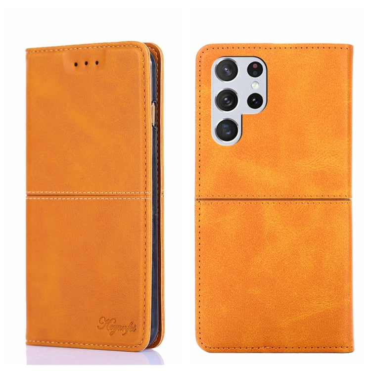 Cow Texture Magnetic Horizontal Flip Leather Phone Case, For Samsung Galaxy M52 5G, For Samsung Galaxy S21, For Samsung Galaxy S21 Ultra, For Samsung Galaxy S21 FE, For Samsung Galaxy S22, For Samsung Galaxy S22+, For Samsung Galaxy S22 Ultra          ...