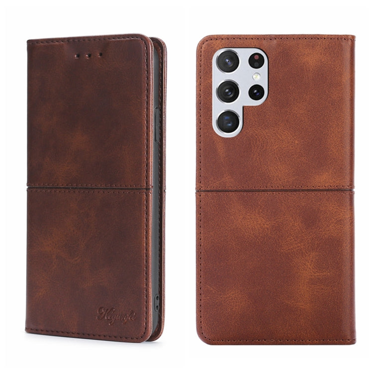 Cow Texture Magnetic Horizontal Flip Leather Phone Case, For Samsung Galaxy M52 5G, For Samsung Galaxy S21, For Samsung Galaxy S21 Ultra, For Samsung Galaxy S21 FE, For Samsung Galaxy S22, For Samsung Galaxy S22+, For Samsung Galaxy S22 Ultra          ...