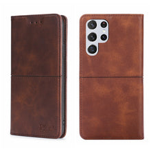Load image into Gallery viewer, Cow Texture Magnetic Horizontal Flip Leather Phone Case, For Samsung Galaxy M52 5G, For Samsung Galaxy S21, For Samsung Galaxy S21 Ultra, For Samsung Galaxy S21 FE, For Samsung Galaxy S22, For Samsung Galaxy S22+, For Samsung Galaxy S22 Ultra          ...