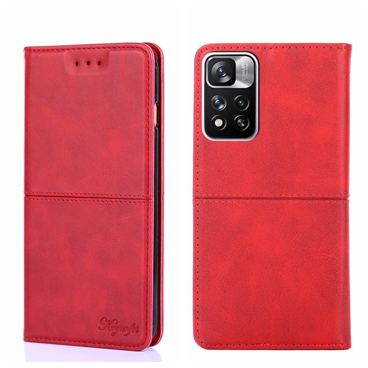 Cow Texture Magnetic Horizontal Flip Leather Phone Case, For Xiaomi Redmi Note 11T Pro 5G/Redmi Note 11T Pro+ 5G, For Xiaomi Redmi Note 11 5G/Poco M4 Pro 5G, For Xiaomi Redmi Note 11 Pro 5G/Redmi Note 11 Pro+ 5G, For Xiaomi Mix 4, For Xiaomi Poco M4 5G...