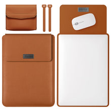 Load image into Gallery viewer, 4 in 1 Lightweight and Portable Leather Computer Bag, 11/12 inches, 13/14 inches, 15.4/15.6/16.1 inches