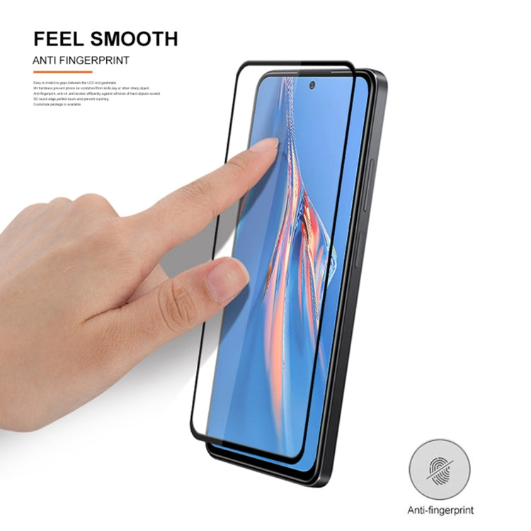 mocolo 9H Full Glue Silk Print Tempered Glass Film, For Xiaomi Redmi Note 11E Pro, For Xiaomi Redmi 10A, For Xiaomi Redmi 10C, For Xiaomi Redmi K50, For Samsung Galaxy M33, For Samsung Galaxy M53