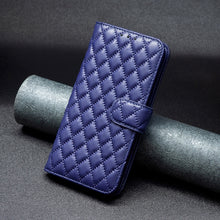 Load image into Gallery viewer, Diamond Lattice Wallet Leather Flip Phone Case, For Xiaomi Redmi 9A, For Xiaomi Redmi 9C / 10A / Poco C31, For Xiaomi Redmi 9, For Xiaomi Redmi 10 5G / Note 11E, For Xiaomi Redmi 10/10 2022/Note 11 4G, For Xiaomi Redmi 10C, For Xiaomi Redmi Note 9 Pro ...