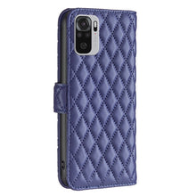 Load image into Gallery viewer, Diamond Lattice Wallet Leather Flip Phone Case, For Xiaomi Redmi Note 10 4G / 10S, For Xiaomi Redmi Note 10 Pro/10 Pro Max, For Xiaomi Redmi Note 11 / 11S Global, For Xiaomi Redmi Note 11 Pro/11 Pro 5G Global, For Xiaomi Mi 10T 5G/10T Pro 5G/Redmi K30S...