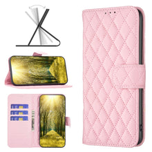Load image into Gallery viewer, Diamond Lattice Wallet Leather Flip Phone Case, For Xiaomi Redmi Note 10 4G / 10S, For Xiaomi Redmi Note 10 Pro/10 Pro Max, For Xiaomi Redmi Note 11 / 11S Global, For Xiaomi Redmi Note 11 Pro/11 Pro 5G Global, For Xiaomi Mi 10T 5G/10T Pro 5G/Redmi K30S...