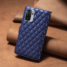 Load image into Gallery viewer, Diamond Lattice Zipper Wallet Leather Flip Phone Case, For Xiaomi Redmi Note 10 4G / 10S, For Xiaomi Redmi Note 10 Pro/10 Pro Max, For Xiaomi Redmi Note 11 / 11S Global, For Xiaomi Redmi Note 11 Pro/11 Pro 5G Global                                     ...