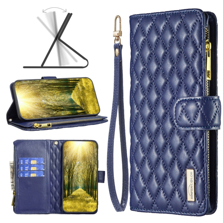 Diamond Lattice Zipper Wallet Leather Flip Phone Case, For Xiaomi Redmi Note 10 4G / 10S, For Xiaomi Redmi Note 10 Pro/10 Pro Max, For Xiaomi Redmi Note 11 / 11S Global, For Xiaomi Redmi Note 11 Pro/11 Pro 5G Global                                     ...