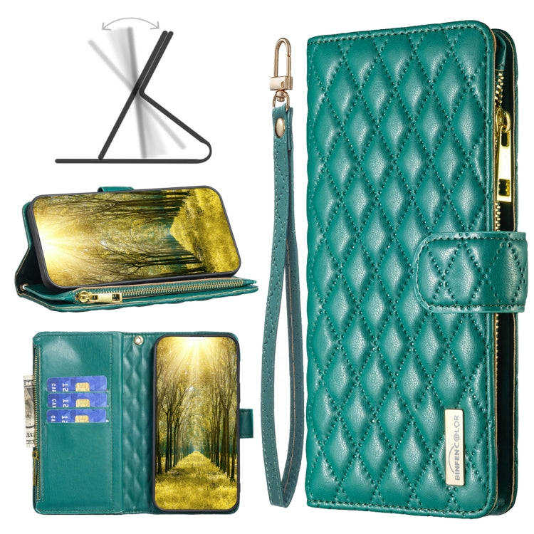 Diamond Lattice Zipper Wallet Leather Flip Phone Case, For Xiaomi Redmi Note 10 4G / 10S, For Xiaomi Redmi Note 10 Pro/10 Pro Max, For Xiaomi Redmi Note 11 / 11S Global, For Xiaomi Redmi Note 11 Pro/11 Pro 5G Global                                     ...