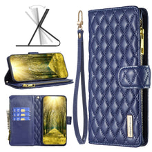 Load image into Gallery viewer, Diamond Lattice Zipper Wallet Leather Flip Phone Case, For Xiaomi Redmi Note 10 4G / 10S, For Xiaomi Redmi Note 10 Pro/10 Pro Max, For Xiaomi Redmi Note 11 / 11S Global, For Xiaomi Redmi Note 11 Pro/11 Pro 5G Global                                     ...