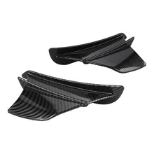 Load image into Gallery viewer, Motorcycle Winglet Aerodynamic Wing Kit Spoiler, Glossy Carbon, Matte Carbon, Forged Texture