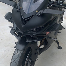 Load image into Gallery viewer, Motorcycle Winglet Aerodynamic Wing Kit Spoiler, Glossy Carbon, Matte Carbon, Forged Texture