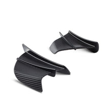 Load image into Gallery viewer, Motorcycle Winglet Aerodynamic Wing Kit Spoiler, Glossy Carbon, Matte Carbon, Forged Texture