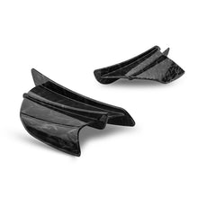 Load image into Gallery viewer, Motorcycle Winglet Aerodynamic Wing Kit Spoiler, Glossy Carbon, Matte Carbon, Forged Texture