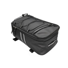 Load image into Gallery viewer, Motorcycle Waterproof PU Leather Rack Rear Carrier Bag, Capacity: 8L with Rain Cover, 8L