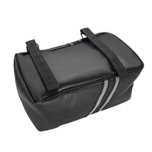 Load image into Gallery viewer, Motorcycle Waterproof PU Leather Rack Rear Carrier Bag, Capacity: 8L with Rain Cover, 8L