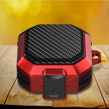 Load image into Gallery viewer, Carbon Fiber Texture Anti-fall Earphones Case with Switch