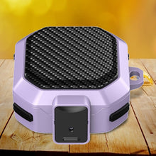 Load image into Gallery viewer, Carbon Fiber Texture Anti-fall Earphones Case with Switch