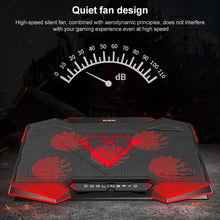 Load image into Gallery viewer, 5 Fan 2 USB Lifting Folding Laptop Cooling Stand