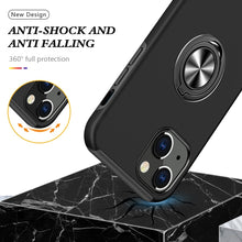 Load image into Gallery viewer, Magnetic Ring Kickstand Shockproof Phone Case, For iPhone 14, For iPhone 14 Plus, For iPhone 14 Pro, For iPhone 14 Pro Max